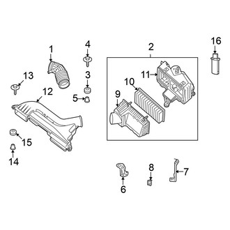 Nissan OE - Engine / Transaxle - Air Intake (Coupe 3.5L)