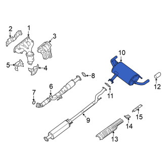 exhaust manifold 2009 nissan altima