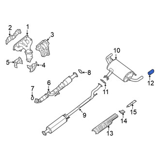 Nissan OE - Exhaust Tail Pipe Tip