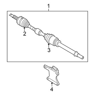 Nissan OE - Front Suspension - Drive Axles (S Coupe)