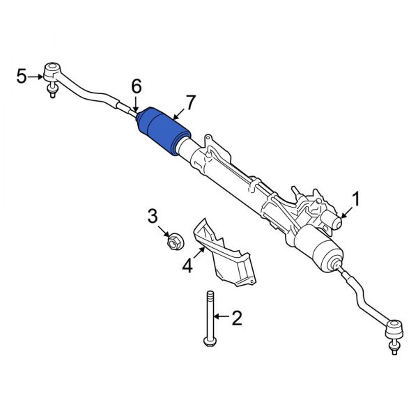 Rack and Pinion Bellows