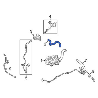 Nissan OE - Power Steering Return Hose