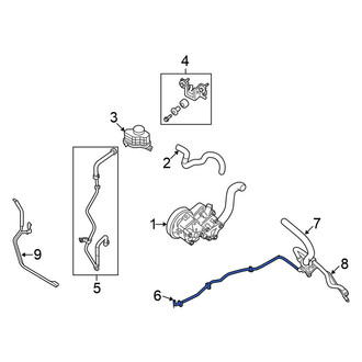 Nissan OE - Power Steering Return Hose