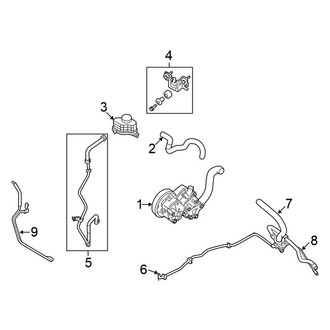 Nissan OE - Steering Gear & Linkage - Pump & Hoses (Coupe)