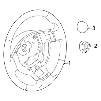 Nissan OE - Steering Wheel & Trim (Coupe)