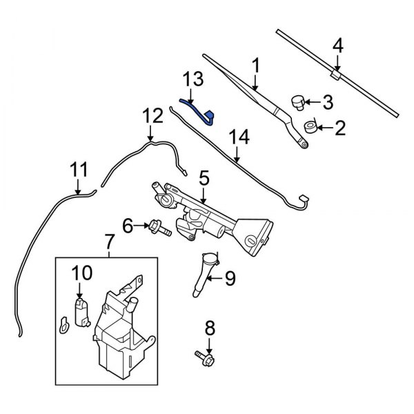 Windshield Washer Nozzle