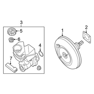 Nissan OE - Cowl - Components on Dash Panel (Coupe)