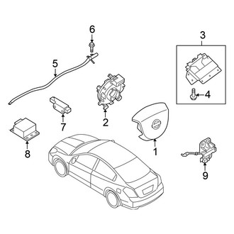 Nissan OE - Restraint Systems - Air Bag Components (Coupe)