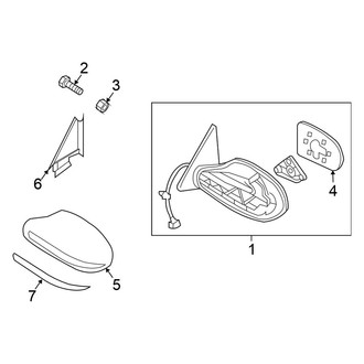 Nissan OE - Door - Outside Mirrors (Coupe)
