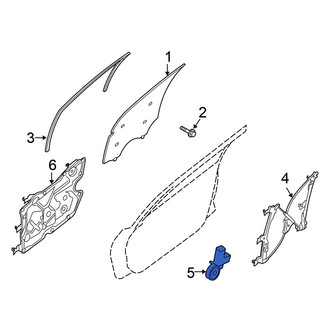 Nissan OE - Front Left Window Motor