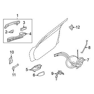 Nissan OE - Door - Lock & Hardware (Coupe)