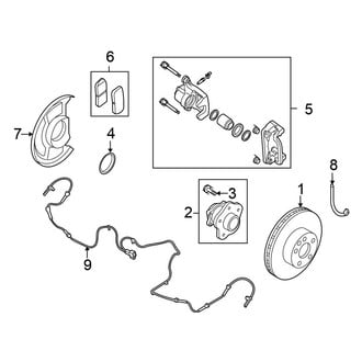 Nissan OE - Rear Suspension - Brake Components (Coupe)