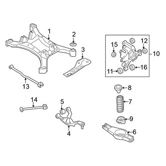 Nissan OE - Rear Suspension - Suspension Components (Coupe)