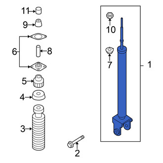 Nissan OE - Rear Suspension Shock Absorber