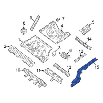 Nissan OE - Rear Left Frame Side Member