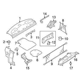 Nissan OE - Rear Body & Floor - Interior Trim (Coupe)
