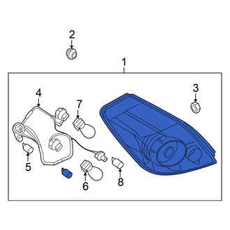 Nissan OE - Rear Right Tail Light Assembly