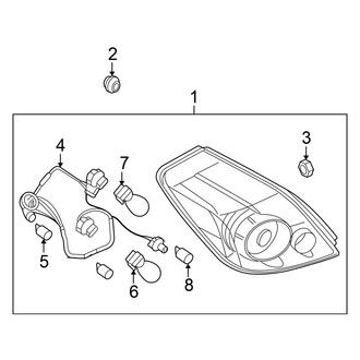 Nissan OE - Rear Lamps - Combination Lamps (Coupe)