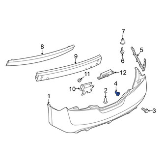 Nissan OE - Bumper Corner Cover Nut