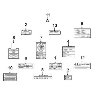 Nissan OE - Information Labels - Labels