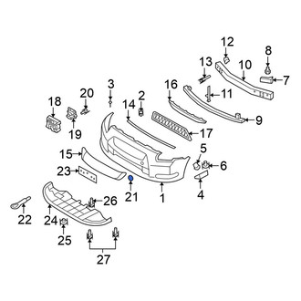 Nissan OE - Front Tow Eye Cap