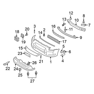 Nissan OE - Front Bumper & Grille - Bumper & Components