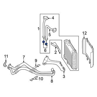 Nissan OE - Engine Oil Cooler Line Gasket
