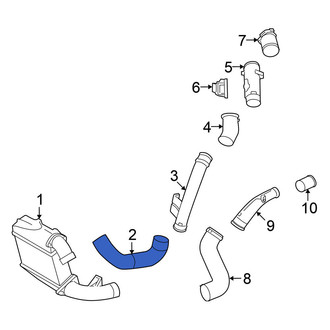 Nissan OE - Right Intercooler Pipe