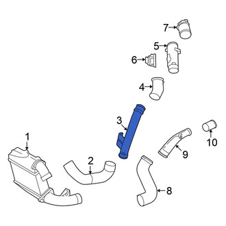 Nissan OE - Left Center Intercooler Pipe