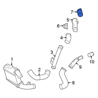 Nissan OE - Right Intercooler Pipe