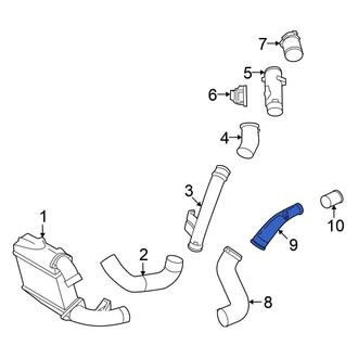 Nissan OE - Left Center Intercooler Pipe