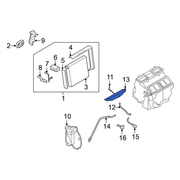 HVAC Unit Case Cover Gasket