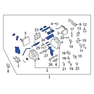 Nissan OE - HVAC Unit Case Assembly