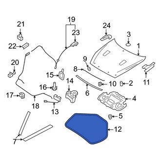 Nissan OE - Front Hood Seal
