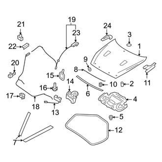 Nissan OE - Hood & Components
