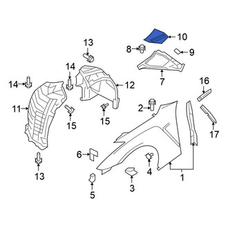 Nissan OE - Battery Cover