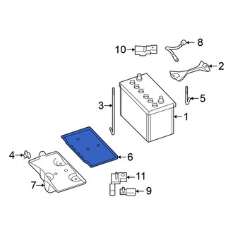 Nissan OE - Battery Tray