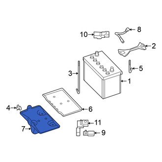 Nissan OE - Battery Tray Bracket