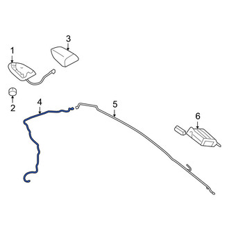 Nissan OE - Front Antenna Cable
