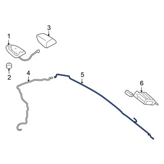 Nissan OE - Rear Antenna Cable