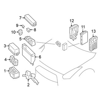 Nissan OE - Electrical - Fuse & Relay (Engine Compartment)