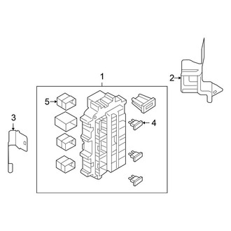 Nissan OE - Electrical - Fuse & Relay (Instrument Panel)