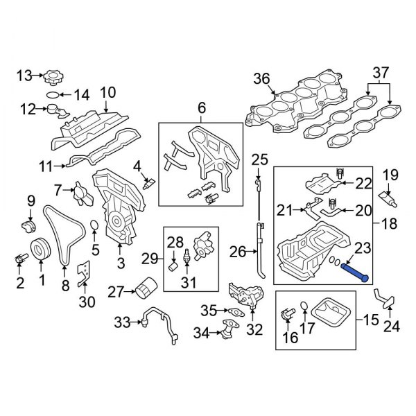 Engine Oil Pump Pickup Tube