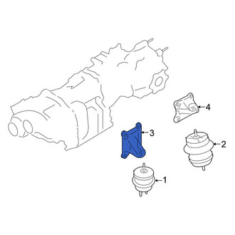 Nissan OE - Front Right Automatic Transmission Mount Bracket