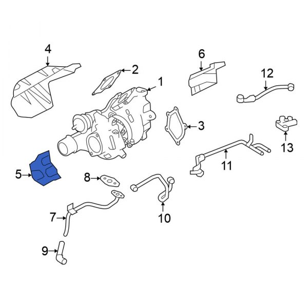 Turbocharger Mount Heat Shield