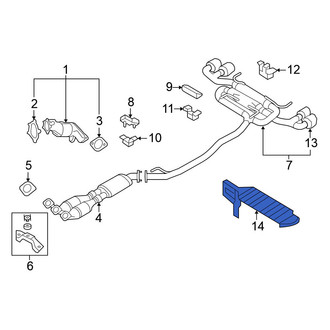 Nissan OE - Floor Pan Heat Shield