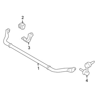 Nissan OE - Front Suspension - Stabilizer Bar & Components