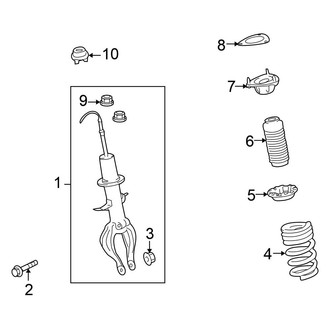 Nissan OE - Front Suspension - Struts & Components