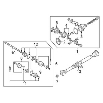 Nissan OE - Front Suspension - Carrier & Front Axles