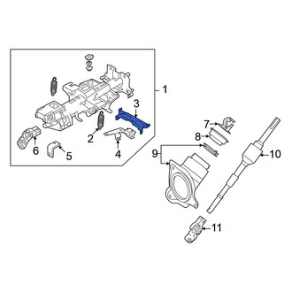 Nissan OE - Steering Column Bracket